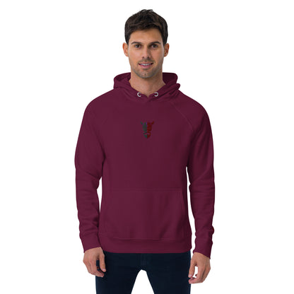 ZV Red Raglan Hoodie - THE ZEN VIKING