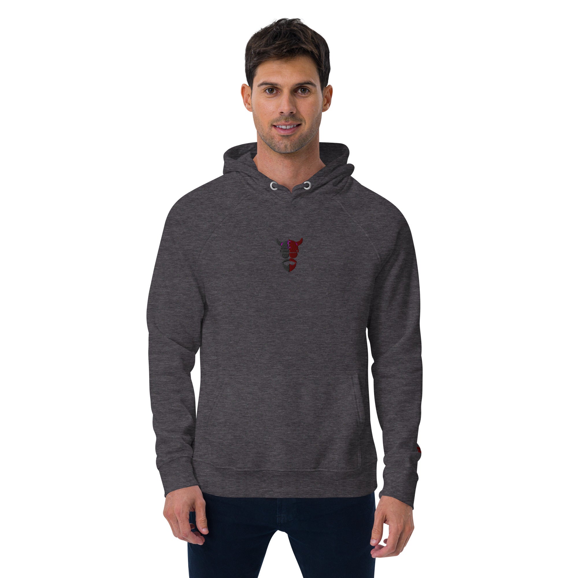 ZV Red Raglan Hoodie - THE ZEN VIKING