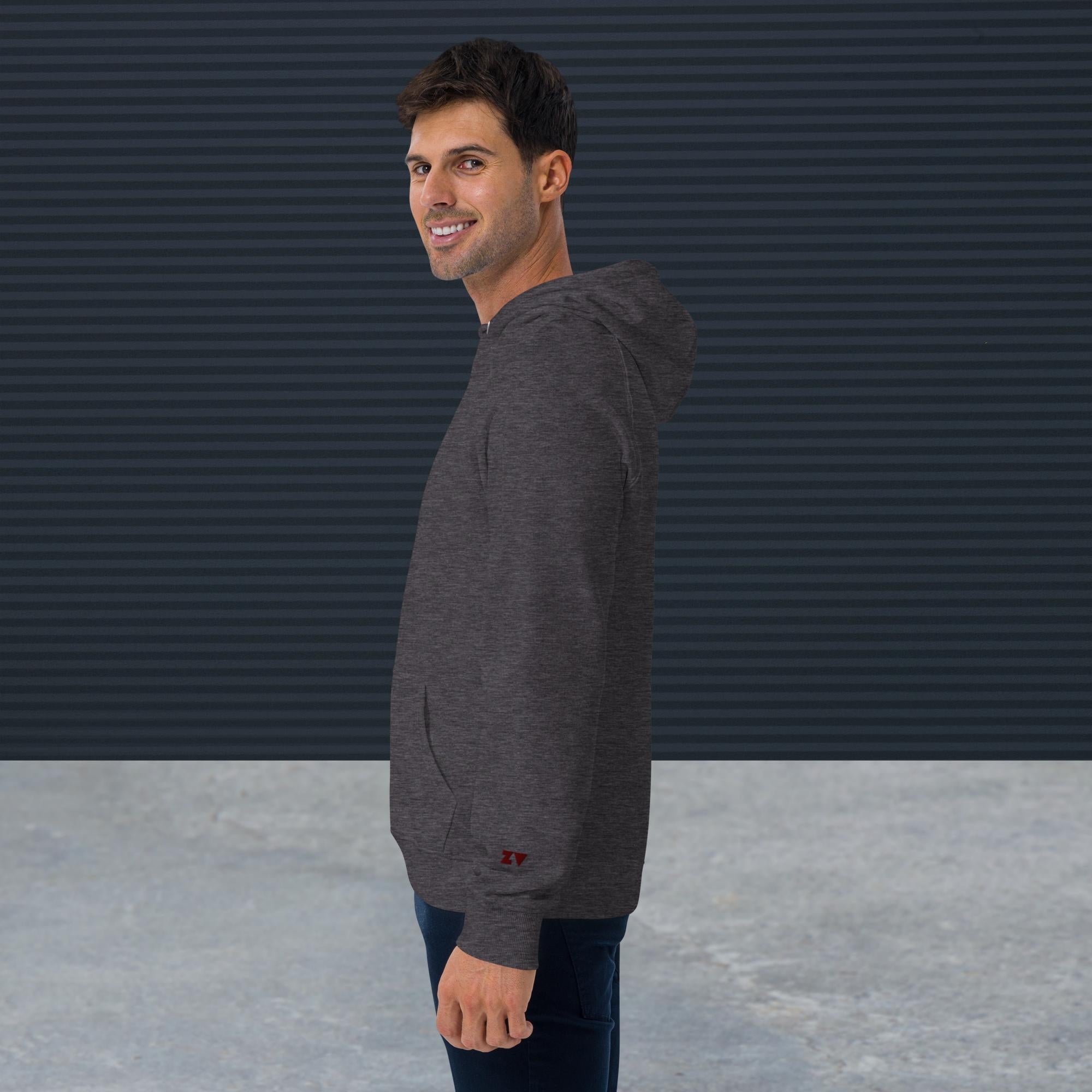 ZV Centered Eco Raglan Hoodie - THE ZEN VIKING