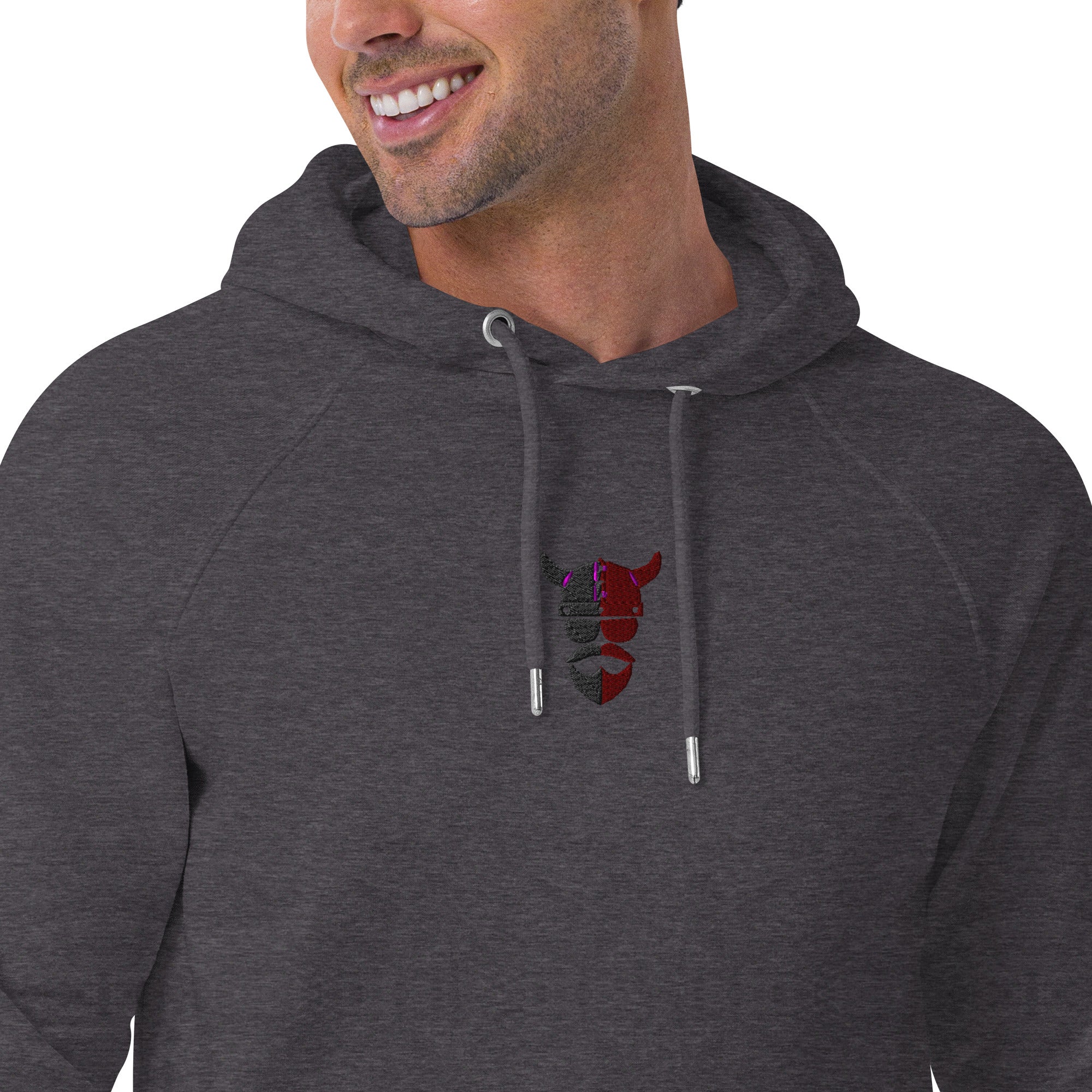 ZV Red Raglan Hoodie - THE ZEN VIKING