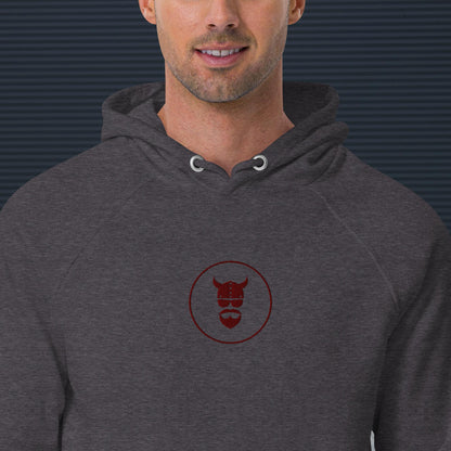 ZV Centered Eco Raglan Hoodie - THE ZEN VIKING