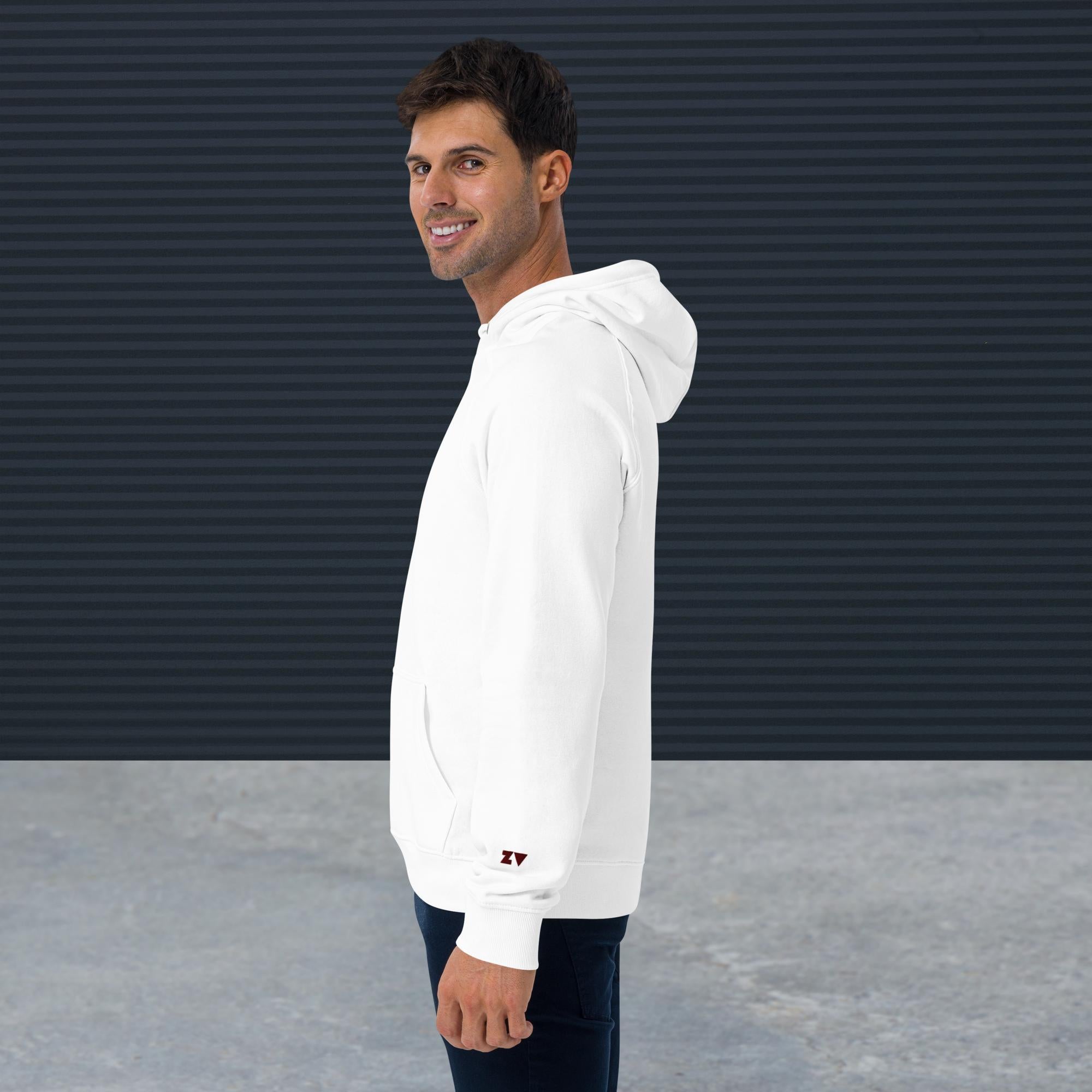 ZV Centered Eco Raglan Hoodie - THE ZEN VIKING