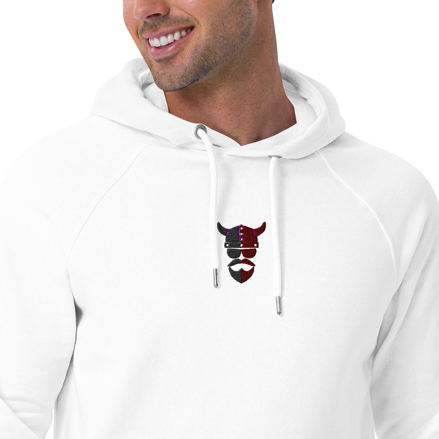 ZV Red Raglan Hoodie - THE ZEN VIKING