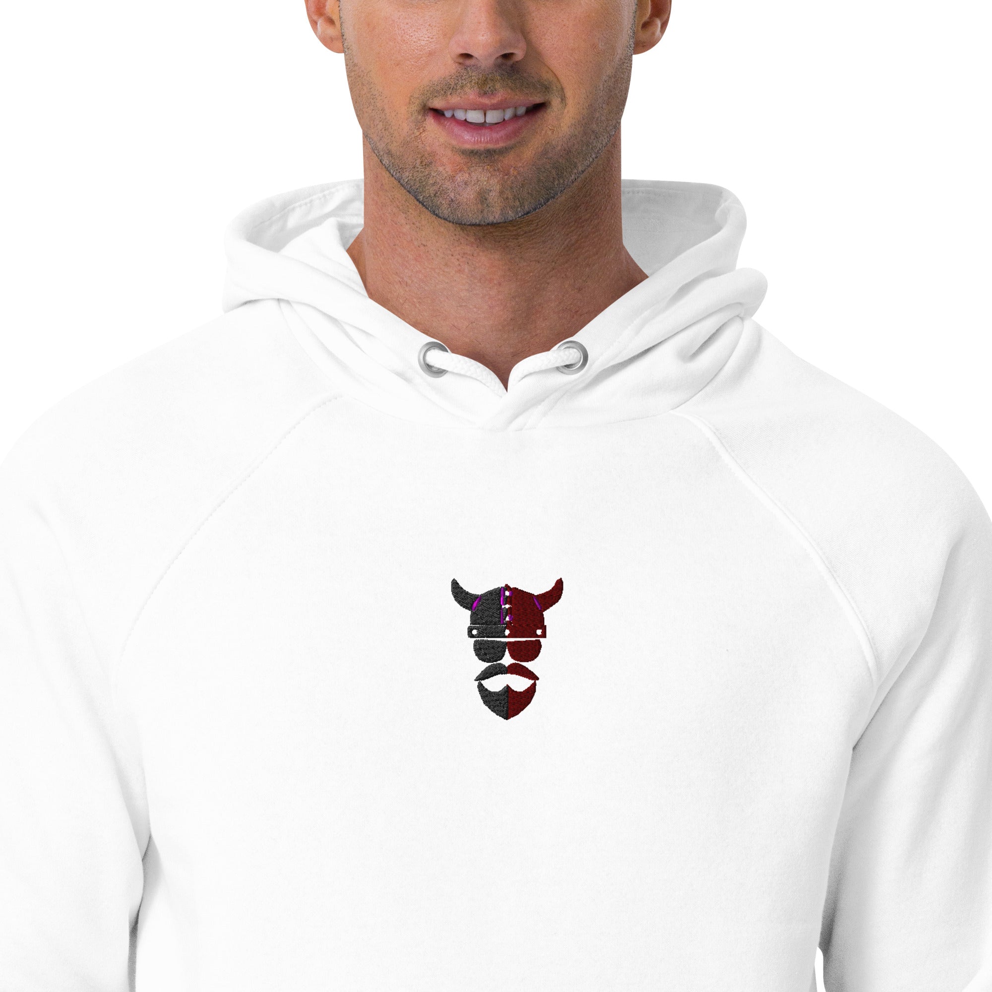 ZV Red Raglan Hoodie - THE ZEN VIKING